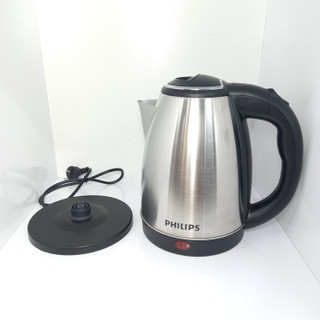 محصول نمونه تستی کتری برقی فیلیپس PHILIPS اصلی 1500 وات وارداتی استیل،کتر برقی استیل،کتری استیل فیلیپس،چای ساز برقی فیلیپس،پس کرایه